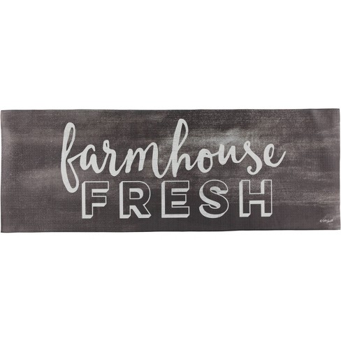 55" X 19" Farmhouse Fresh Kitchen Runner Rug - J&v Textiles : Target