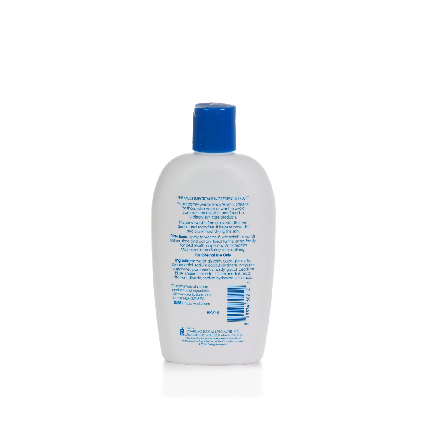 Мягкий гель для душа Vanicream для чувствительной кожи, 12 fl oz — фото 2