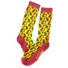 Crazy Dog T-Shirts Tacos And Avocado Women's Novelty Crazy Food Crew Socks,Funny Taco Cozy Dress Socks - 3 of 4
