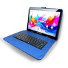 LINSAY® 10.1" Octa Core  256GB STORAGE Android 15 BUNDLE with BLUE UNIQUE ORACLE KEYBOARD CASE and TABLET BRIEFCASE - 3 of 4