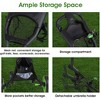 Probe Hues 4-Wheel Golf Push Cart with Brake, Cooler, Umbrella Holder - 3 of 3
