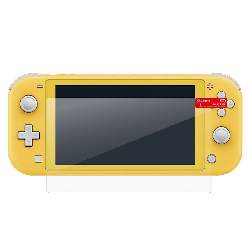 Insten Tempered Glass Screen Protector for Nintendo Switch Lite - Transparent HD Clear & Anti-Scratch Protective Games Accessories, 1 of 5
