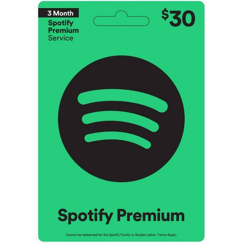  Spotify Tarjeta de regalo de $30 - Entrega por correo  electrónico: Gift Cards