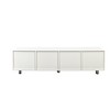 Modern TV Stand for 65 Inch TVs with Storage & 2 Drawers - White Entertainment Center Console for Living Room, Bedroom, Home Theater - 4 of 4