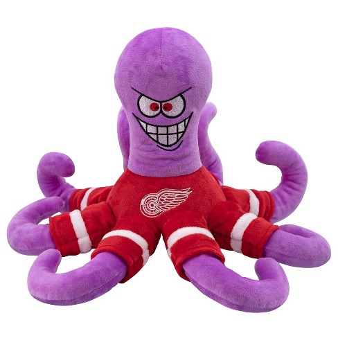 Bleacher Creatures Detroit Red Wings Al The Octopus 10 Plush Figure- A  Mascot for Play or Display
