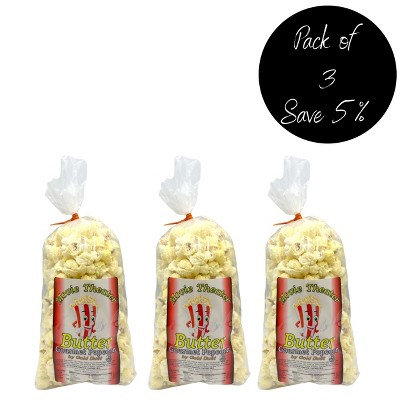 Gold Dust Kettle Corn 2 oz Movie Theater Butter Popcorn Non-GMO - Pack of 3