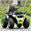 Infans 12V Kids Electric 4-Wheeler ATV Quad 2 Speeds Ride On Car w/MP3&LED Lights White - 3 of 4