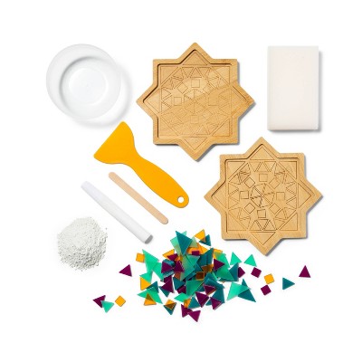 Make-Your-Own Ramadan Mosaic Coasters Kit - Mondo Llama&#8482;