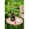 Gulches 6.3*5.1*10.8" Decorative 3 Tier Water Fountain with Pot Design, Brown - 2 of 4