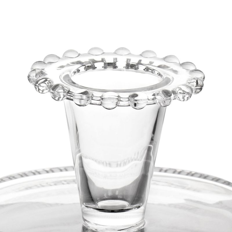 Gibson Home Sereno 12in Glass Pedestal Cake Stand, 5 of 8