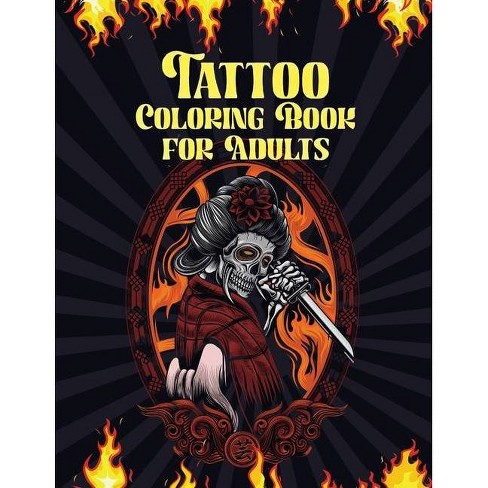 Download Tattoo Coloring Book For Adults By Alison Jenny Donaldson Paperback Target