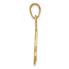Black Bow Jewelry 14k Yellow Gold Slice Of Cake with Candle Happy Birthday Pendant, 14mm - 2 of 4