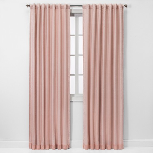 pale pink curtains 90x90