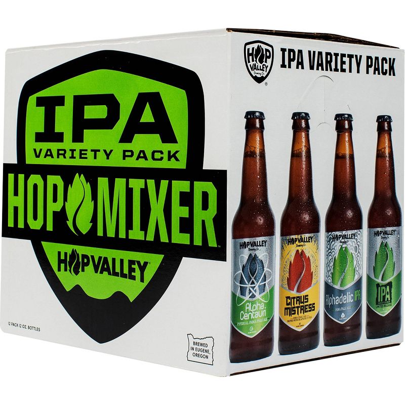 Hop Valley Brewing IPA Variety Pack - 12pk/12 fl oz Bottles, 3 of 5
