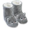 Collections Etc Kitten Slipper Booties with Slip-Resistant Soles - 2 of 4