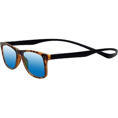 Magz Astoria Magnetic Front Connecting Polarized Sun OR Bi-Focal Sunglasses in Orange