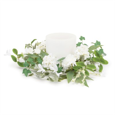 Melrose Floral Candle Ring 17.5"D