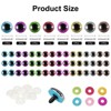 Unique Bargains Realistic Decor Crochet Doll DIY Craft Flash Safety Eyes 30 Pcs - 2 of 4