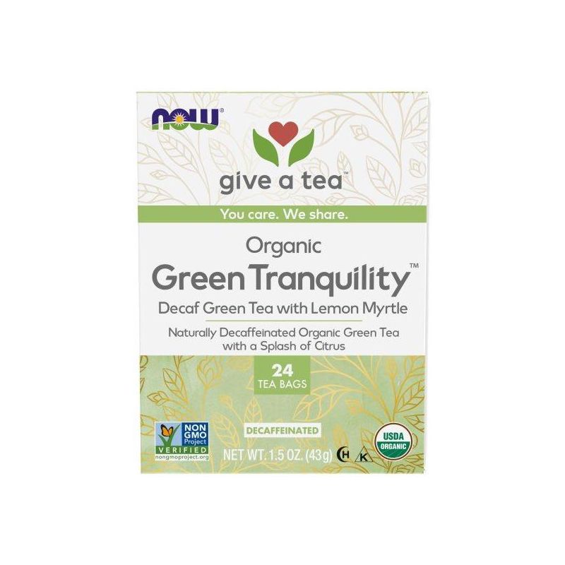 Now Foods Green Tranquility Tea  -  24 Bags, 1 of 3