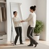 CIPACHO 56*18 Inch Frameless Rectangle Full-Length Mirror - Unbreakable Tempered Glass,Multi-Installation,High Color Accuracy,Distortion-Free,Black - 2 of 4