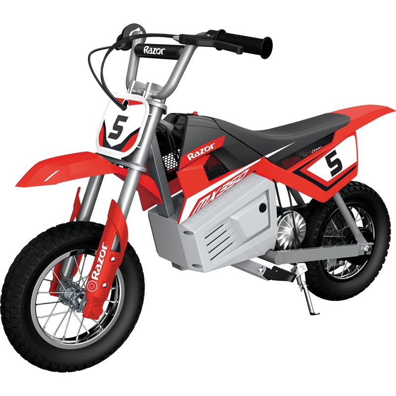 Razor MX350 Dirt Rocket Kids Electric Toy Motocross Motorcycle Dirt Bike, Red, 1 of 7