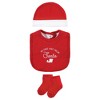 Hudson Baby Unisex Baby Cotton Layette Set, North Pole - 3 of 4