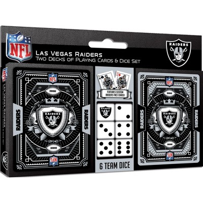 MasterPieces Officially Licensed NFL Buffalo Bills 2-Pack Playing cards &  Dice set for Adults