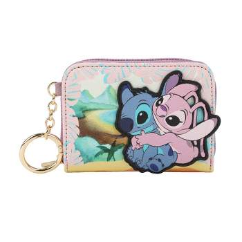 Disney's Stitch and Angel Zip-Around Wallet