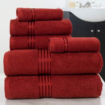 Solid Bath Towels And Washcloths 6pc - Yorkshire Home