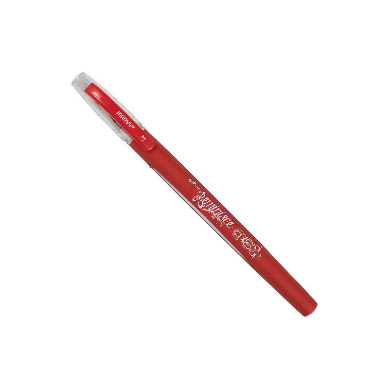 JAM Paper Gel Pens 0.7 mm Red 2/Pack 6534968A, 2 of 6
