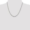 Black Bow Jewelry 3.5mm, Sterling Silver Singapore Chain Necklace - 2 of 4