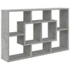 CLIHOME 8 Cubes Open-back Bookshelf Home Storage Display Shelf Wall Mounted Wooden Bookcase Organizer Rack - 4 of 4