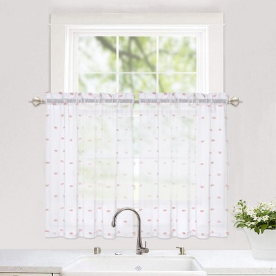 Pom Pom White Voile Sheer Short Kitchen Curtains Target   GUEST 8226ed35 Da23 4b66 9c18 D39a85f6baf0