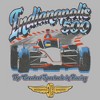 Juniors Womens Indy 500 The Greatest Spectacle in Racing Chrome Logo T Shirt - 2 of 4