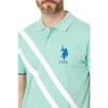U.S. Polo Assn. Men's Slim Fit Colorblock Sash Striped Polo Shirt - 3 of 3