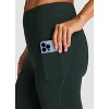 RBX Active Women's Fleece Lined Legging, Fitted Quick Drying Workout Running Hiking Pants with Zipper Pockets - 2 of 4