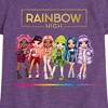 Girls' - Rainbow High - Toy Doll Lineup Fitted Short Sleeve Graphic T-Shirt - 2 of 4