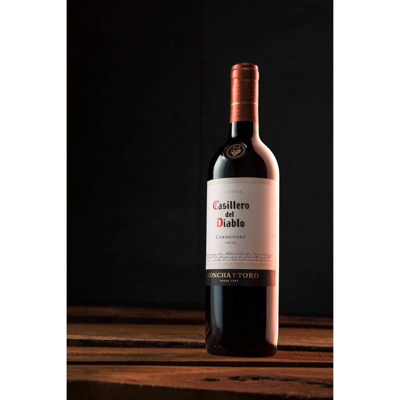 Casillero Del Diablo Carmenere Red Wine - 750ml Bottle, 3 of 7