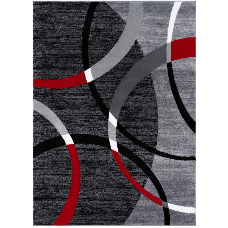 Luxe Weavers Modern Geometric Stain Resistant Area Rug, 2 of 8