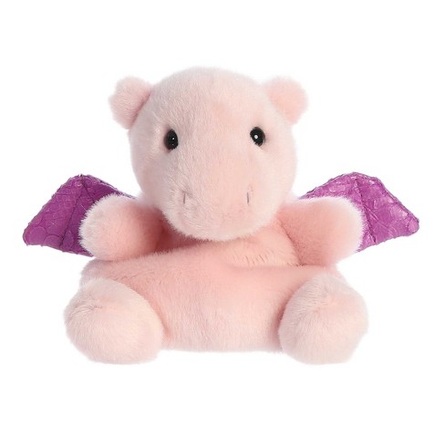 Aurora Mini Aria Pink Dragon Palm Pals Adorable Stuffed Animal Pink 4