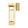 Livex Lighting Delancey 1 - Light Wall Light in  Satin Brass - 3 of 4