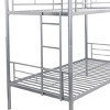 Kumasinova Metal Bunk Bed,Heavy Duty Bed Frame with Ladder,High Guardrail,Steel Bed for School,Bedroom,Large Under Bed Storage - 3 of 4