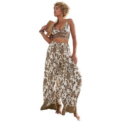 VENUS Womens Palazzo Cover-Up Pant