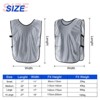 Unique Bargains Quick Drying Athletic Soccer Jersey Training Vests 6 Pcs - 2 of 4