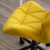 PAGED Swivel Office Chair Tufted Adjustable Computer Chair Stylish Desk Chair with Metal Base for Bedroom, Home Office - 3 of 4