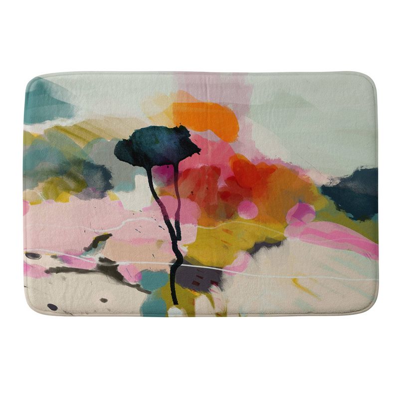 Paysage Abstract Memory Foam Bath Mat - Deny Designs, 1 of 5