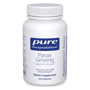 Pure Encapsulations Panax Ginseng - Hypoallergenic Supplement Helps The Body Adapt to Occasional Physical Stress* - 120 Capsules - 1 of 4
