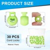 Unique Bargains Plastic Adjustable Draw String Clip Ends Spring-Loaded Buckle Round Cord Locks 30 Pcs - 2 of 3