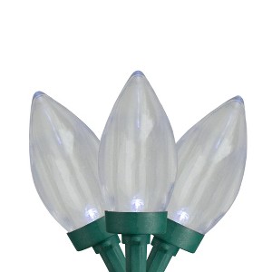 Northlight LED C9 Christmas Lights - Pure White - 20.25' Green Wire - 50ct - 1 of 3