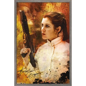 Trends International Star Wars: Saga - Princess Leia - Signature Framed Wall Poster Prints - 1 of 4